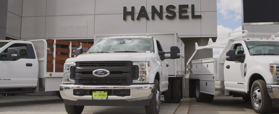 Come shop Hansel Ford's commercial department for all of your work-truck needs,  3075 Corby Avenue, Santa Rosa, CA