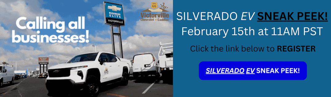 Silverado EV sneak preview luncheon signup form