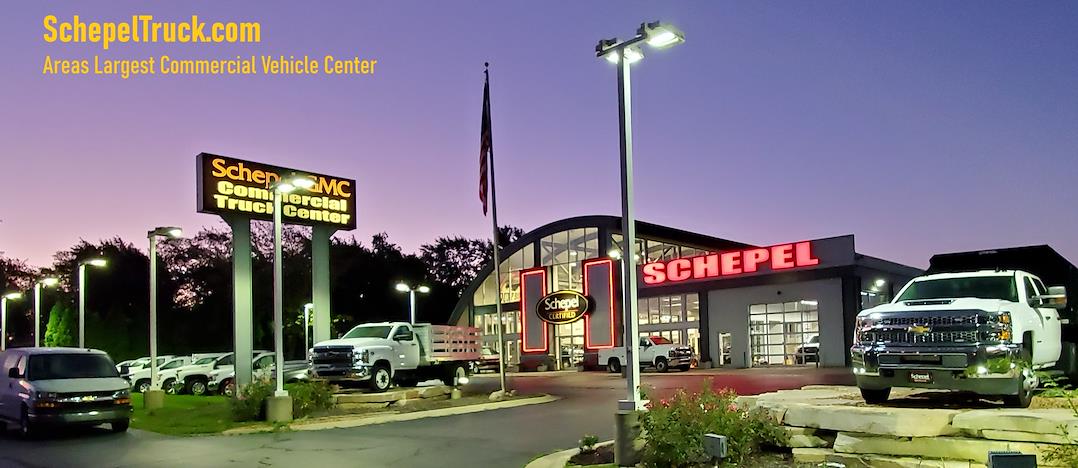 Commercial vehicles for sale at Schepel GMC in Merrillville, IN.