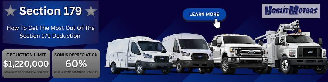 Year end tax savings with Section 179 at Hoblit Ford, 46 5th St, Colusa