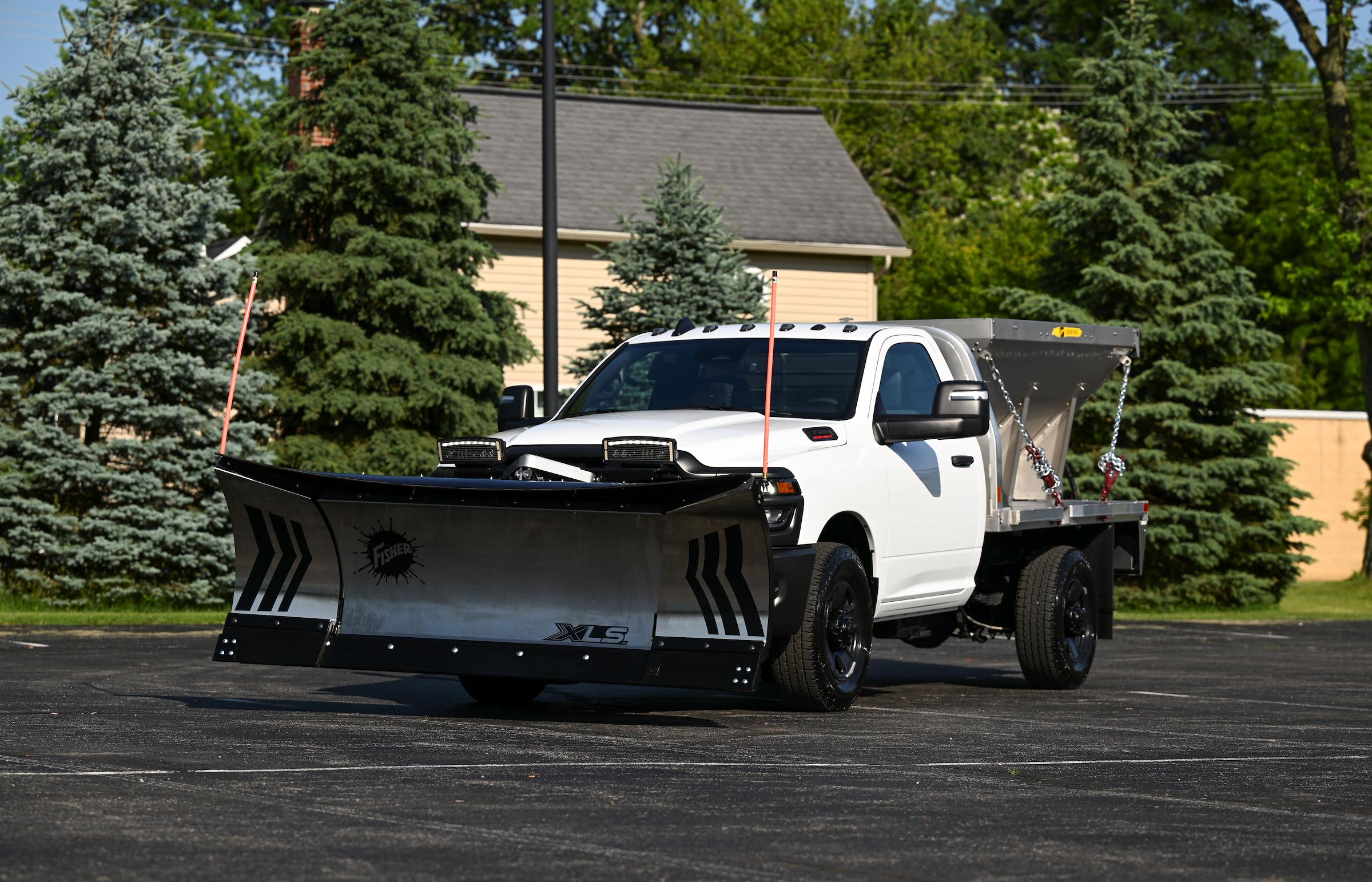 Ram Reg cab w/Fischer plow and salt spreader