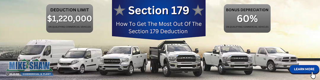 Tax savings with Section 179